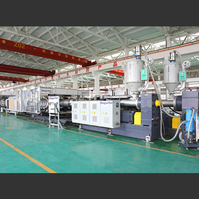 High-Speed Extrusion Line for PE/PP/PVC Double Wall 